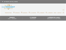 Tablet Screenshot of capresort.com